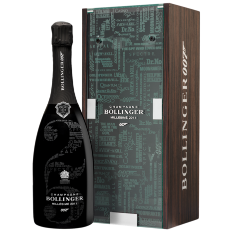 Bollinger Millisime 2011 James Bond 007 Limited Edition Champagne 75cl